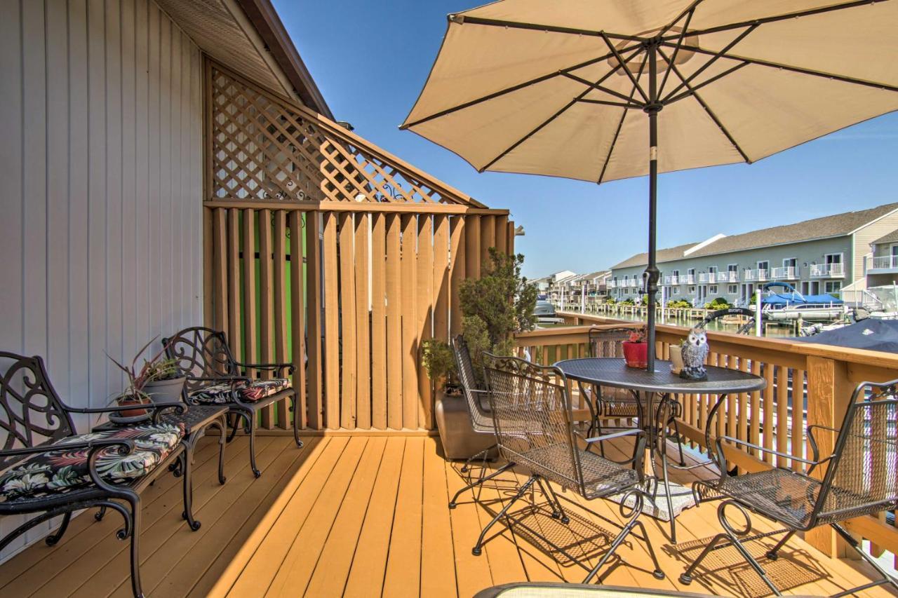 Airy Ocean City Condo On Canal Front With Deck! Zewnętrze zdjęcie